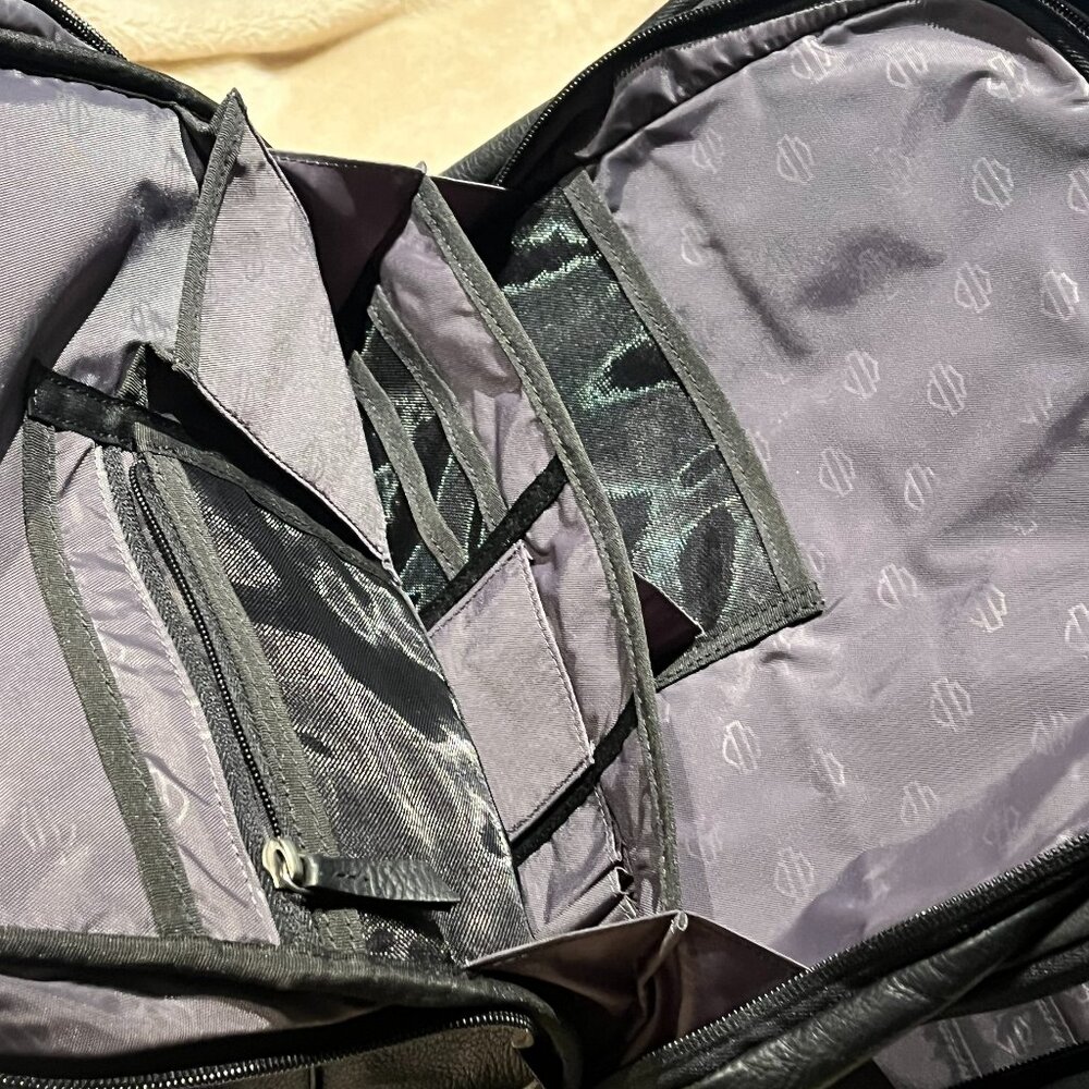 Harley Davidson Leather Backpack/Computer Bag - image 7